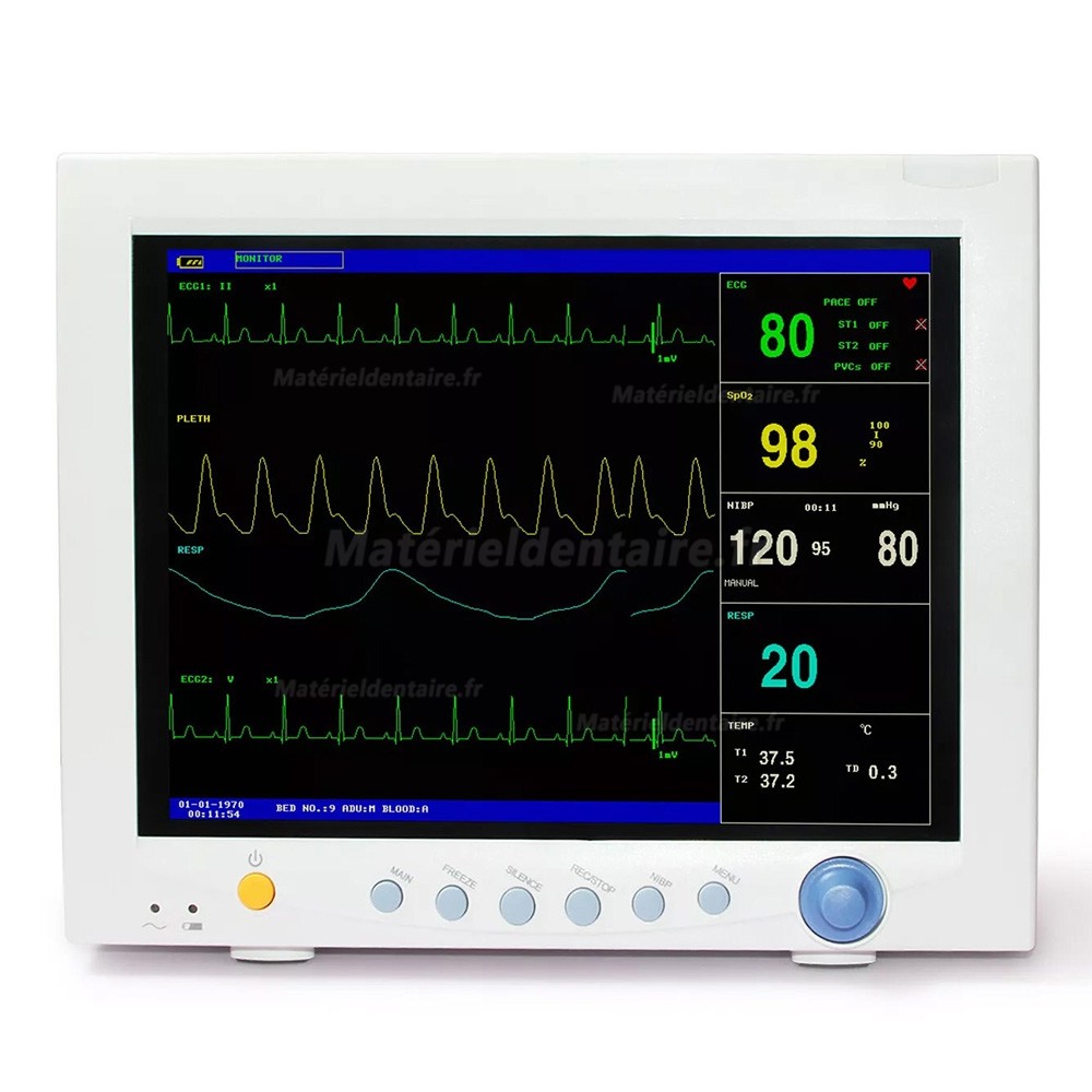 12.1″ Ecran Multi-paramètre Moniteur Patient CMS7000